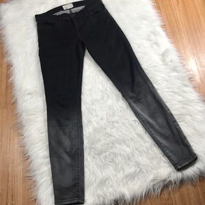 CURRENT/ELLIOTT Ankle Skinny Black Fade Jean 29x30